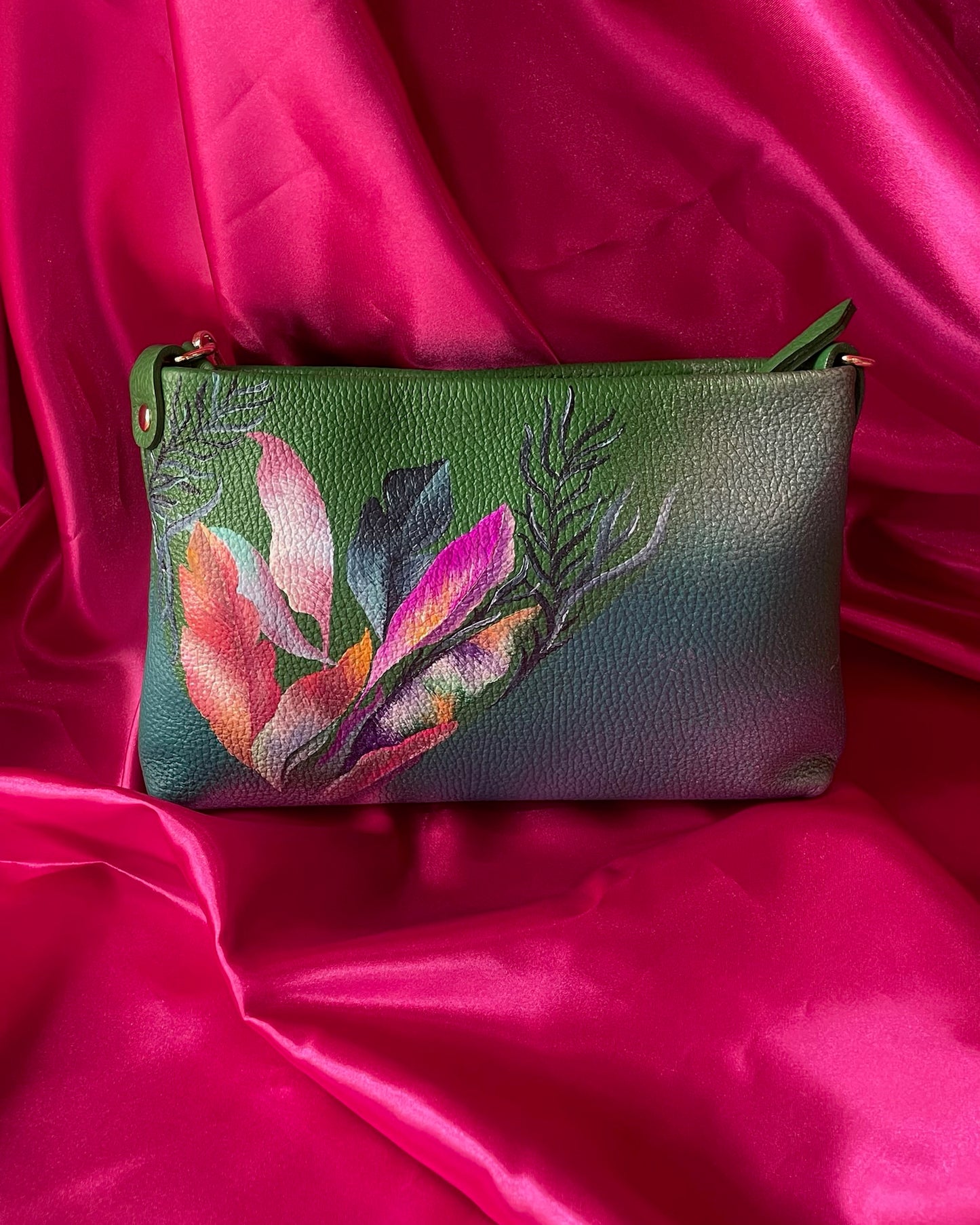Borsa PIUME MULTICOLOR