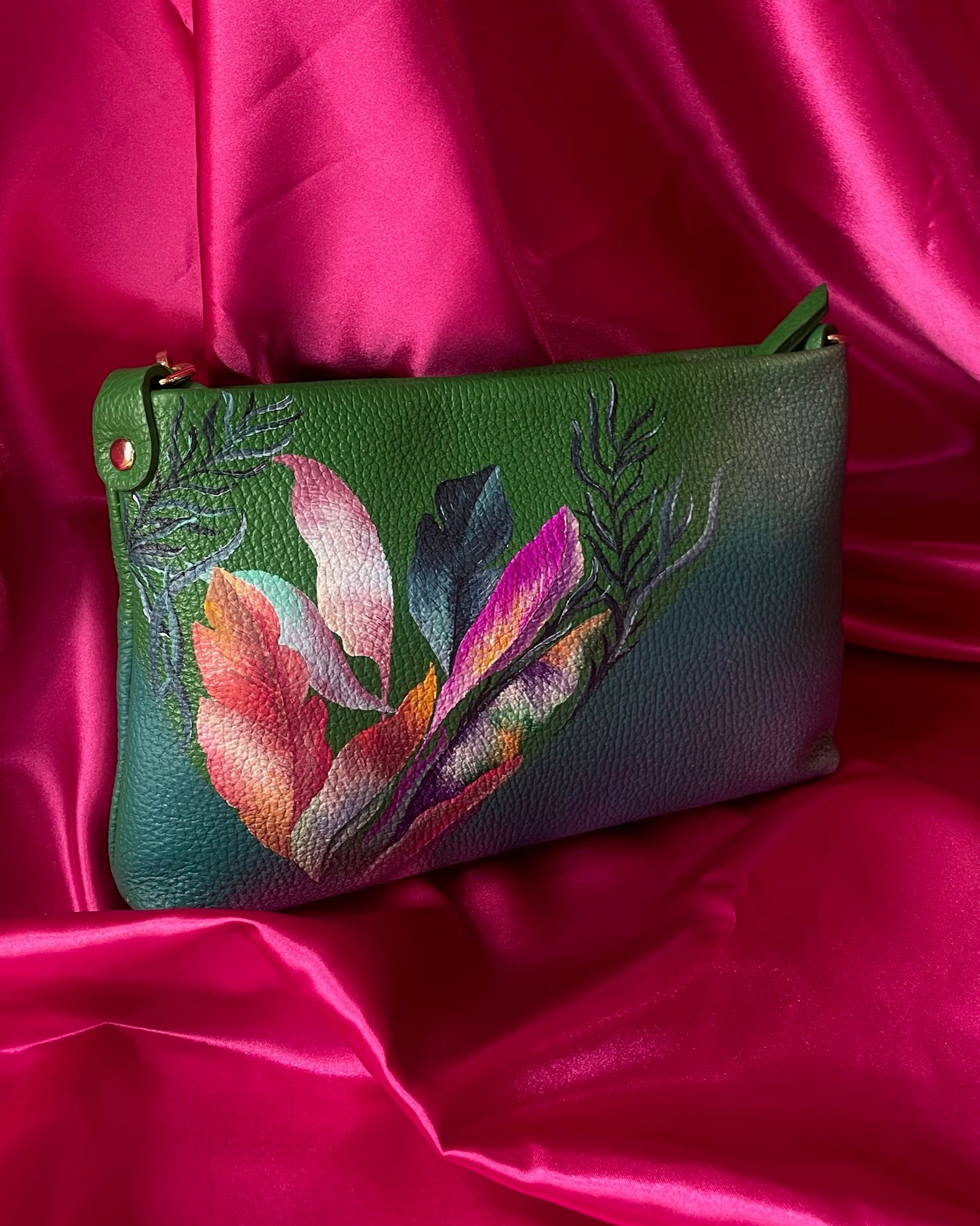 Borsa PIUME MULTICOLOR
