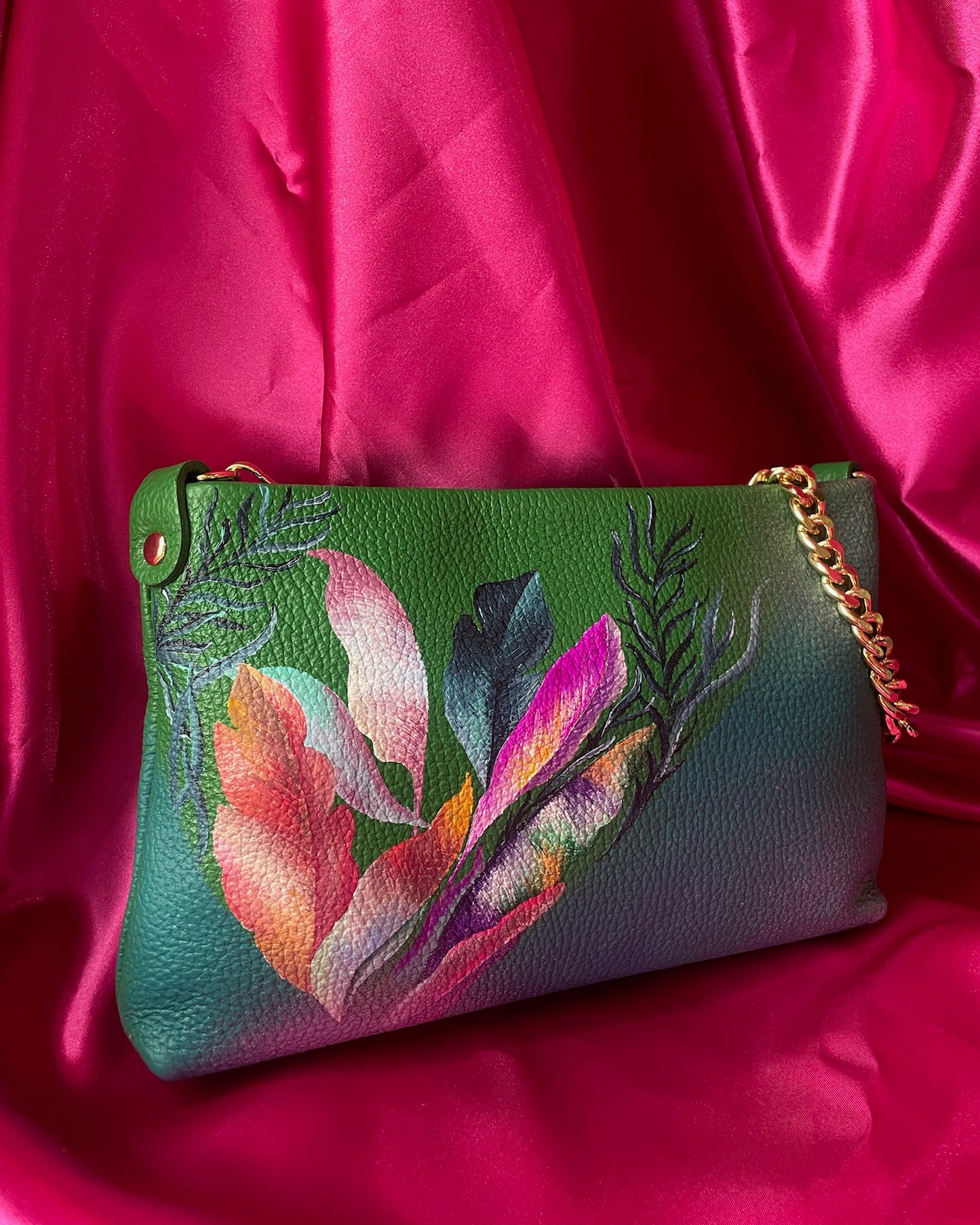 Borsa PIUME MULTICOLOR
