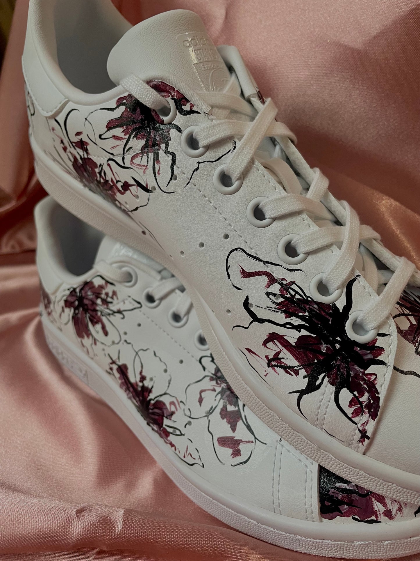 Scarpa BURGUNDY FLOWERS