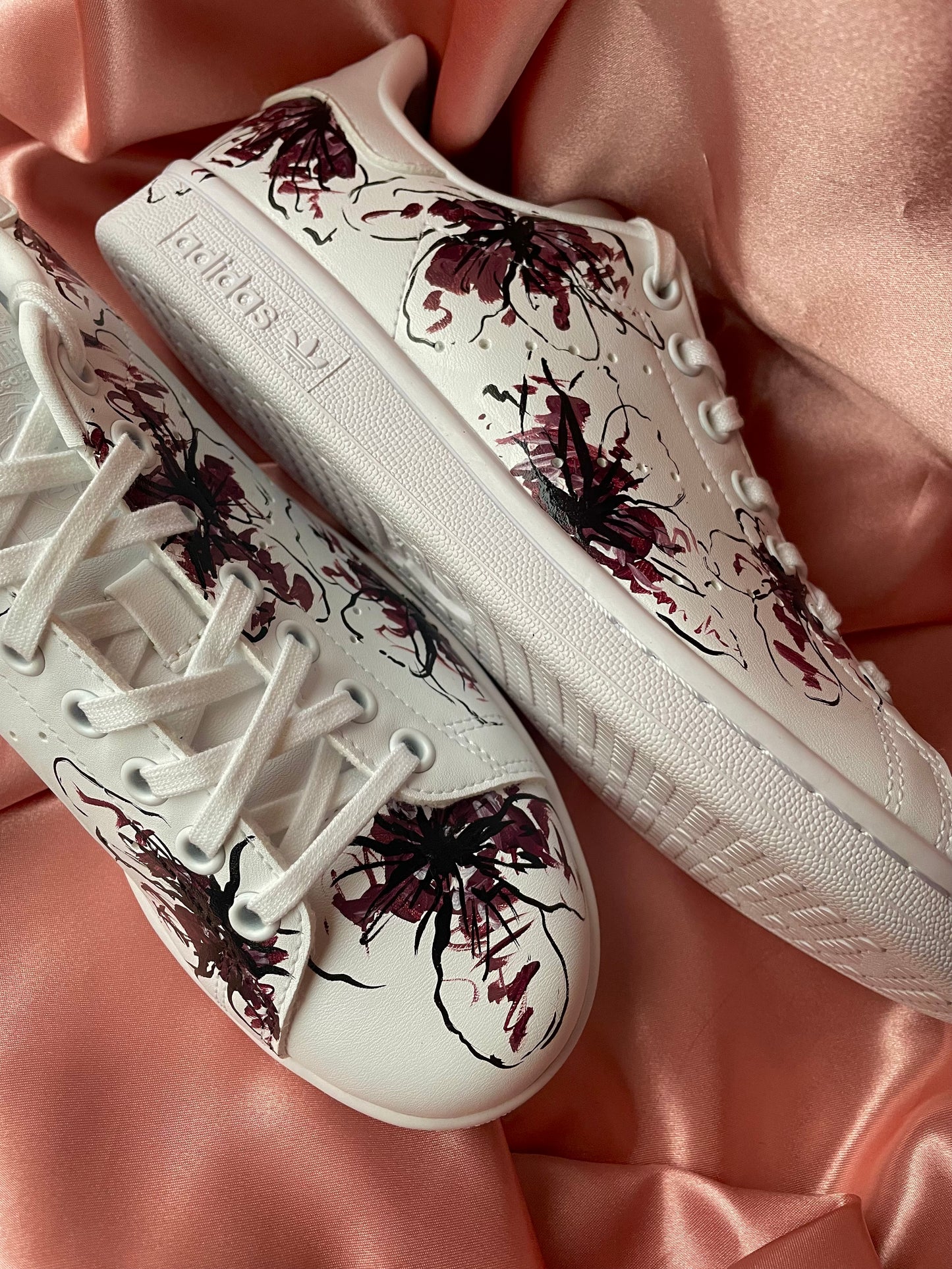 Scarpa BURGUNDY FLOWERS