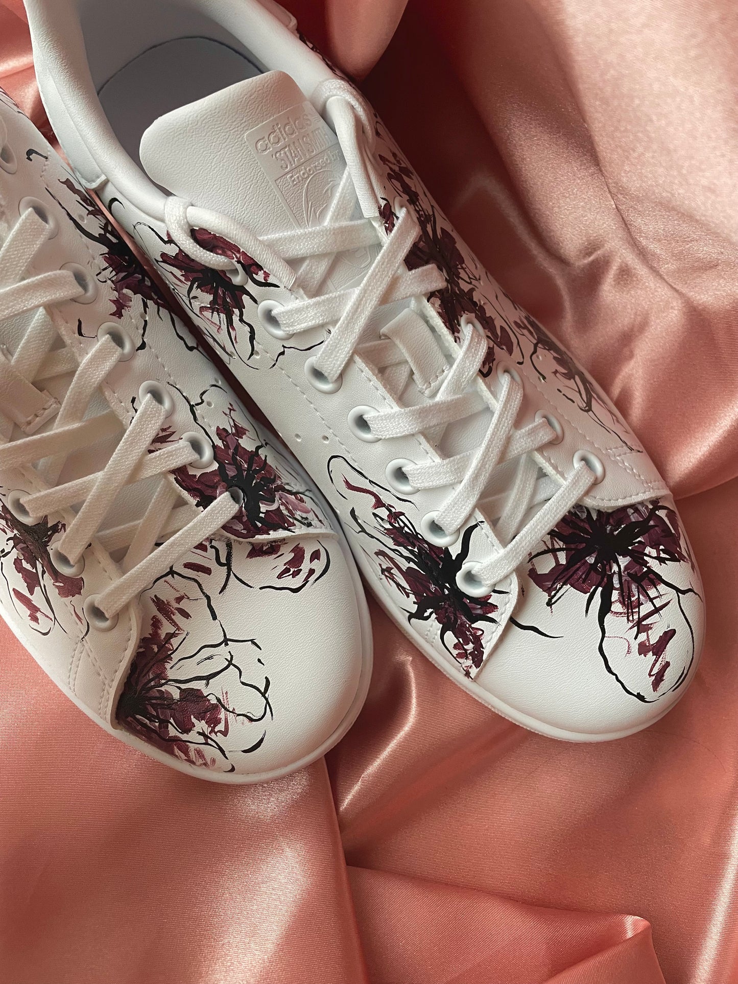 Scarpa BURGUNDY FLOWERS