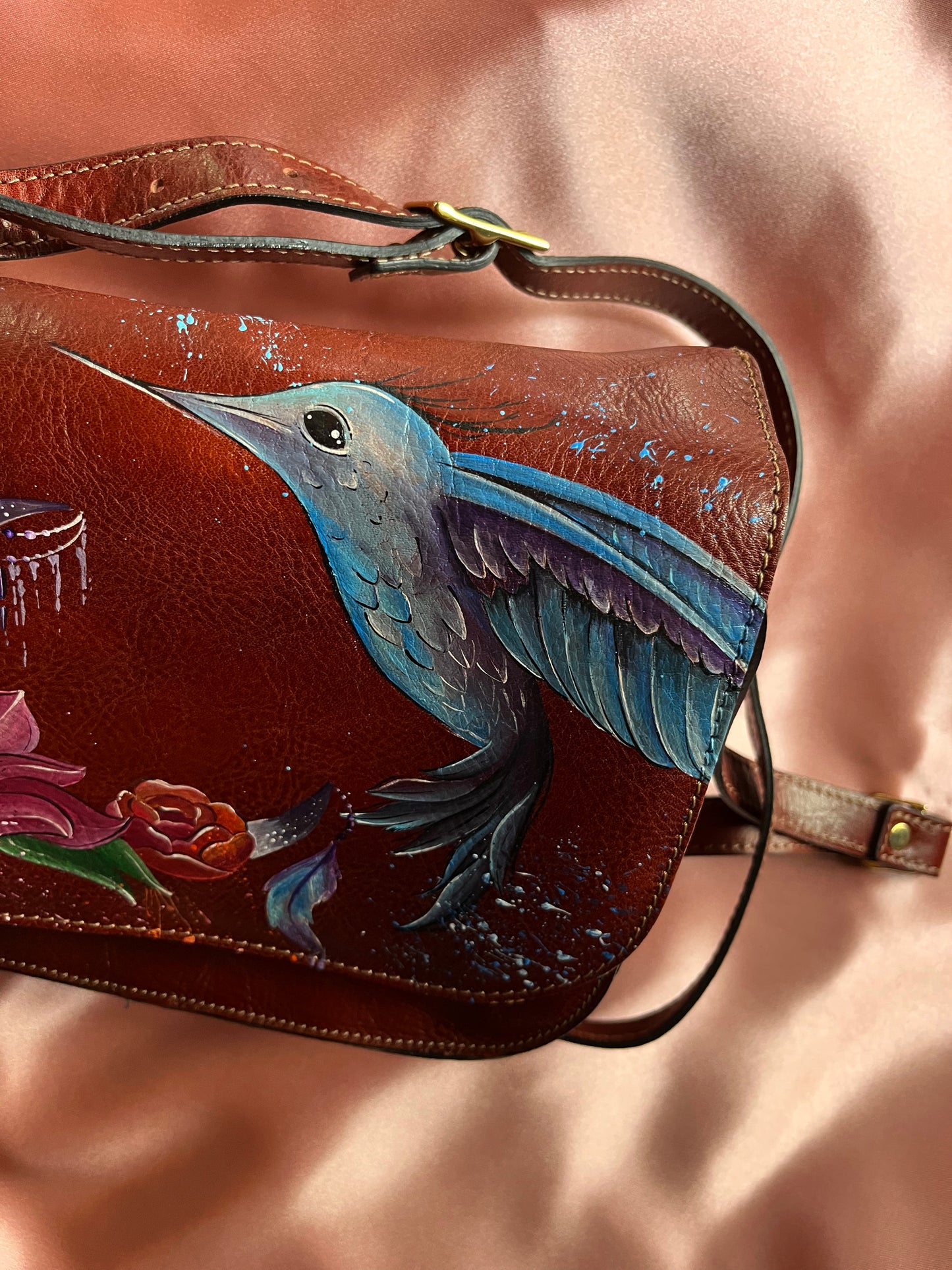 Borsa terra bruciata COLIBRI'